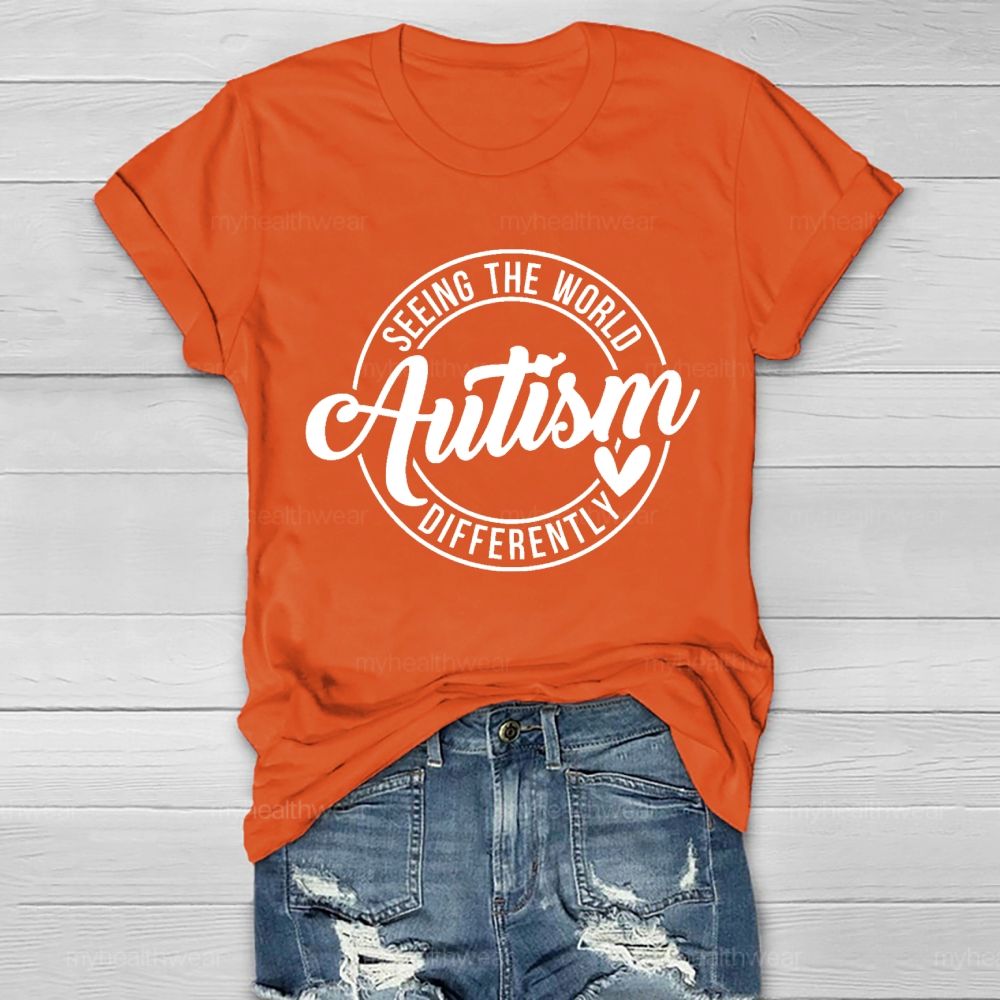 Seeing The World Autism Differently Healthwear T-shirt