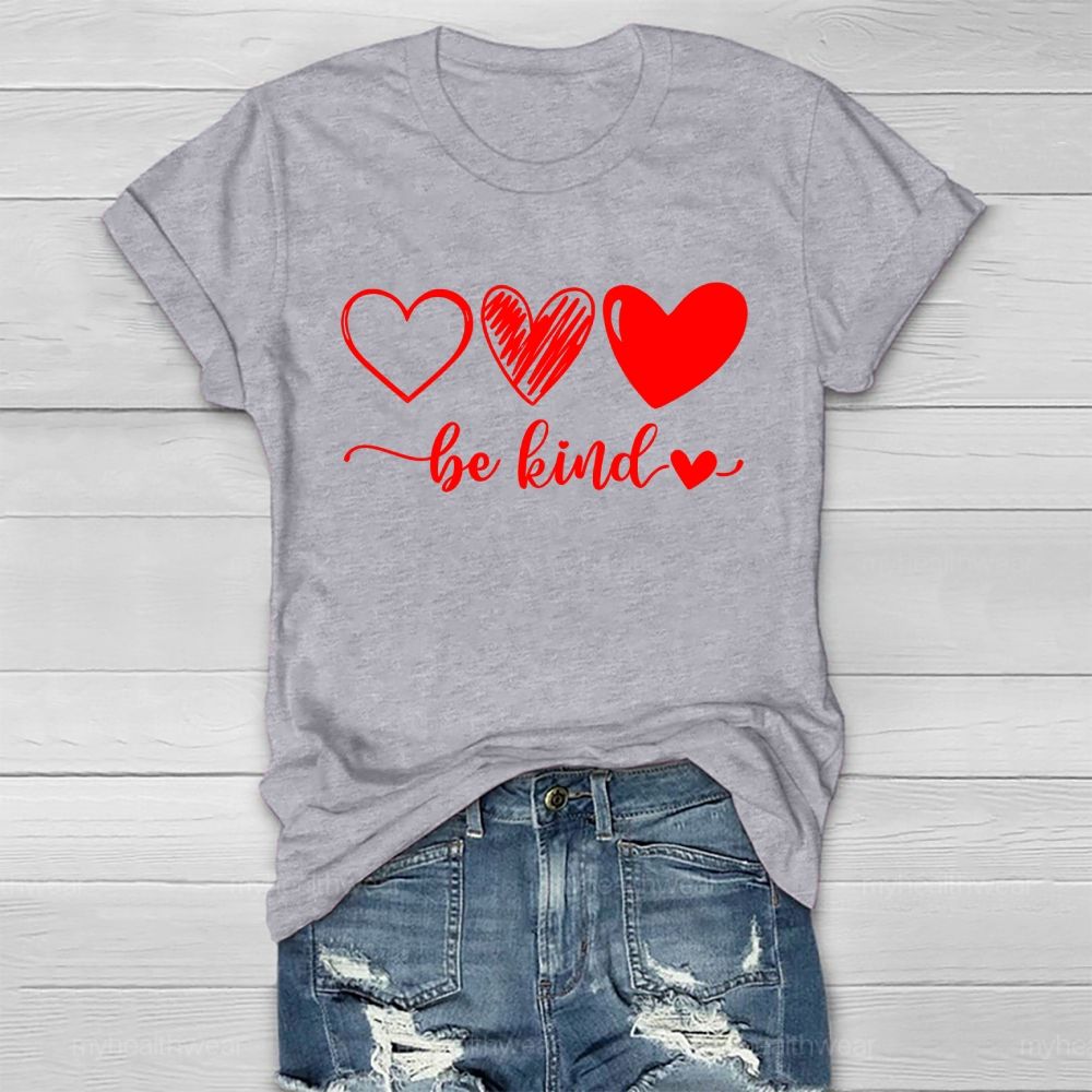 Be Kind Love Letters Graphics Healthwear T-shirt