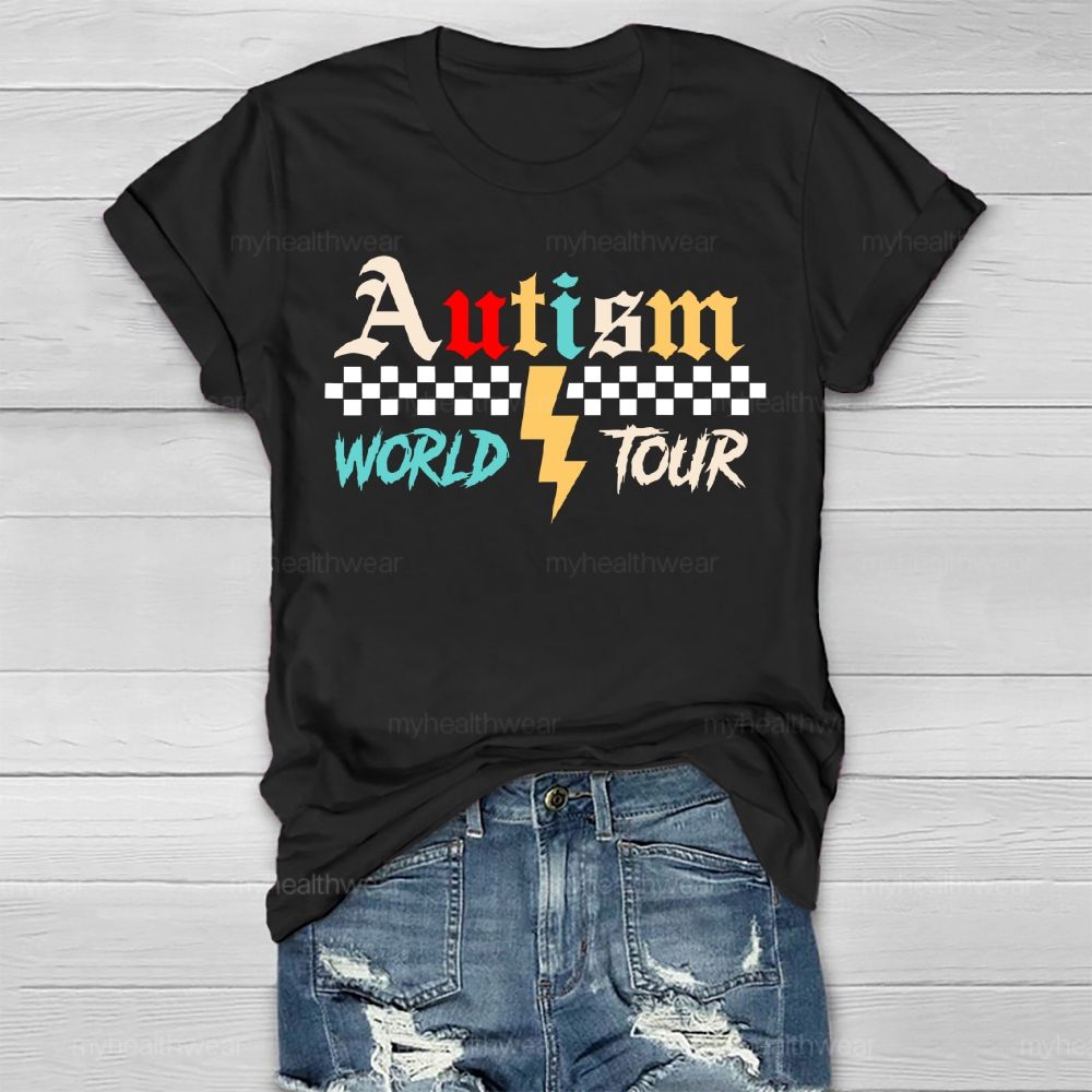 Autism World Tour Healthwear T-shirt