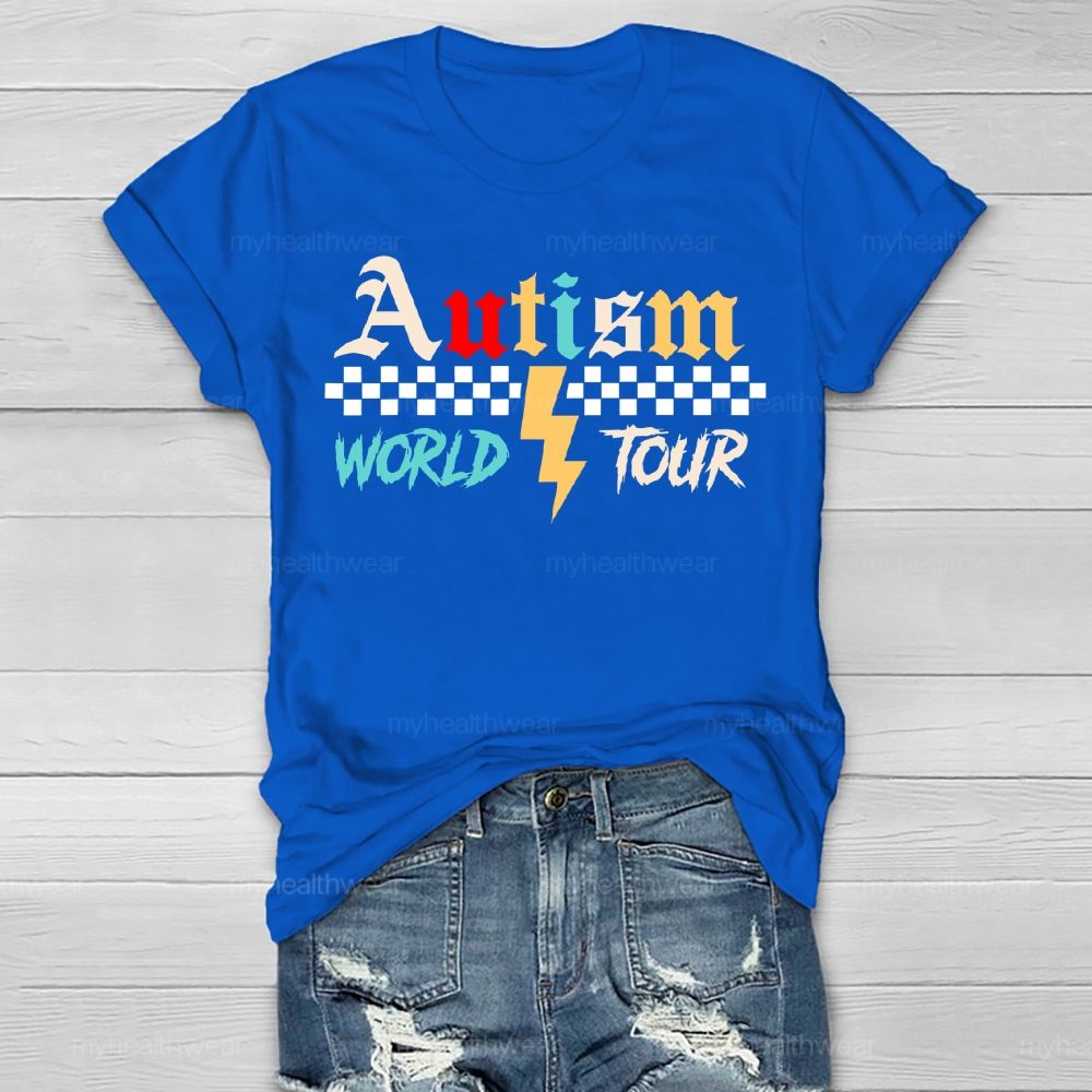 Autism World Tour Healthwear T-shirt