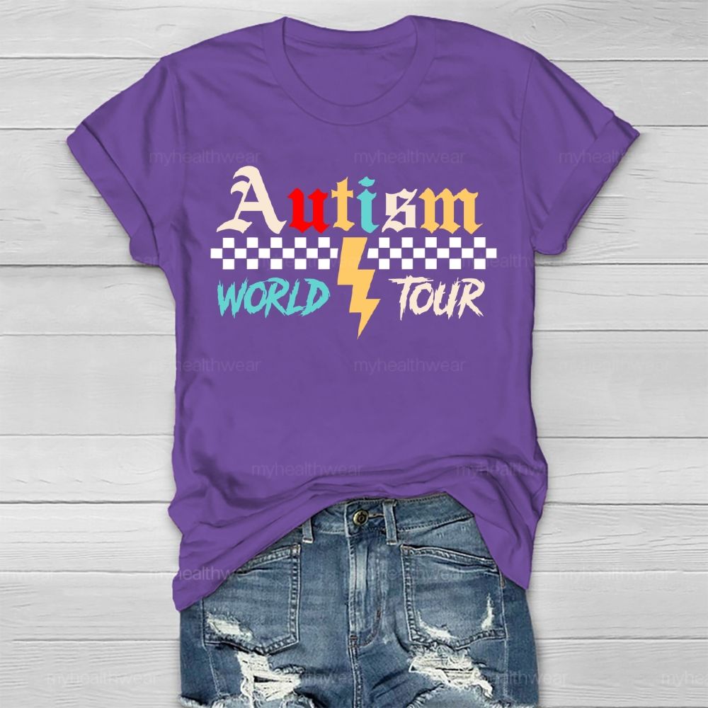 Autism World Tour Healthwear T-shirt