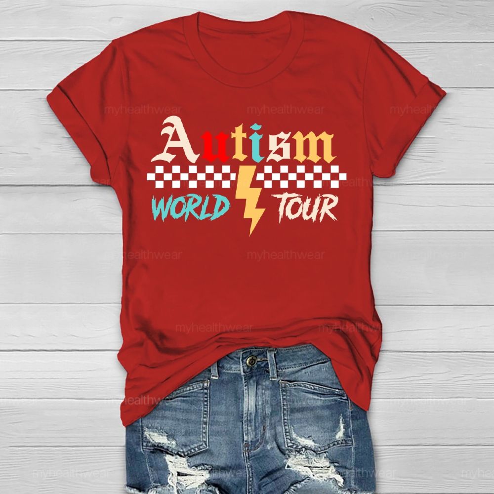 Autism World Tour Healthwear T-shirt