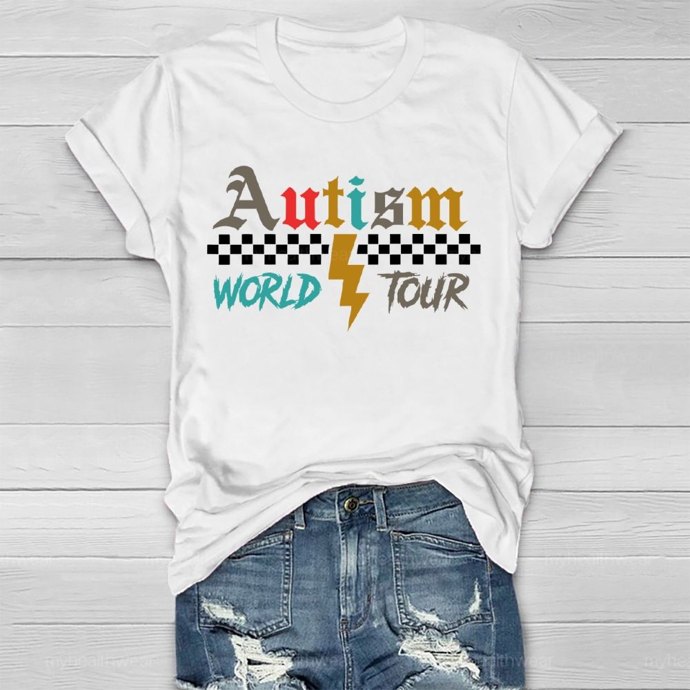 Autism World Tour Healthwear T-shirt