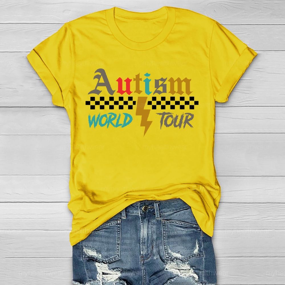 Autism World Tour Healthwear T-shirt