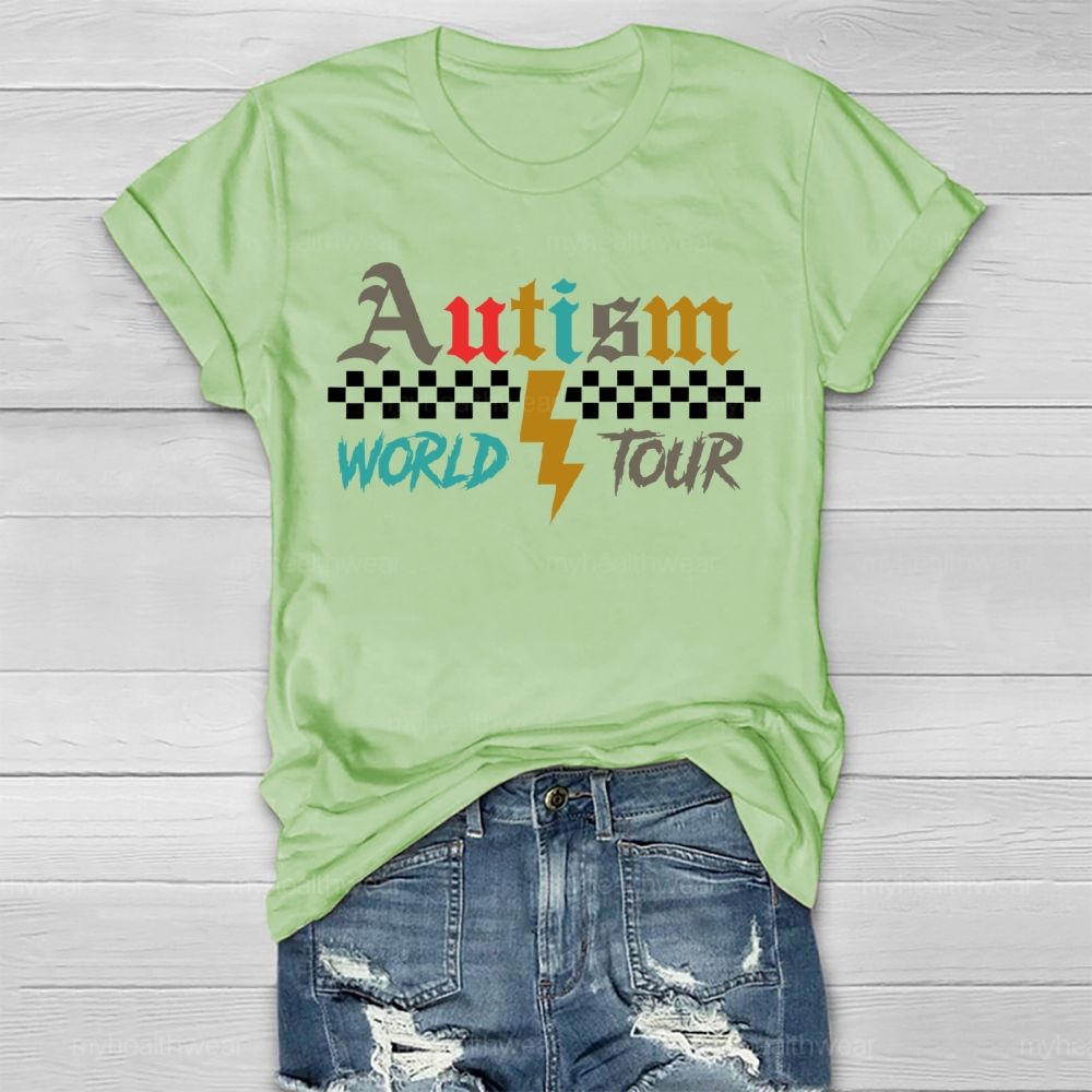 Autism World Tour Healthwear T-shirt