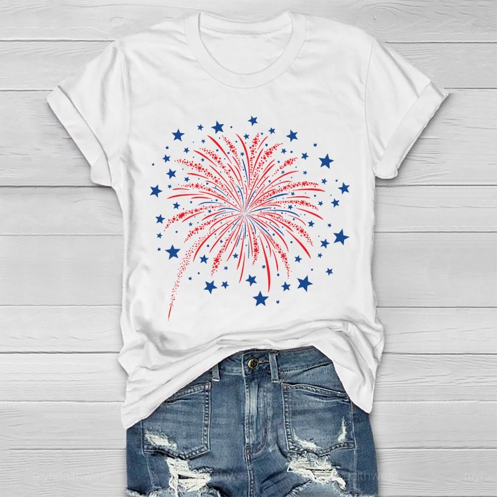 Stars Fireworks Healthwear T-shirt
