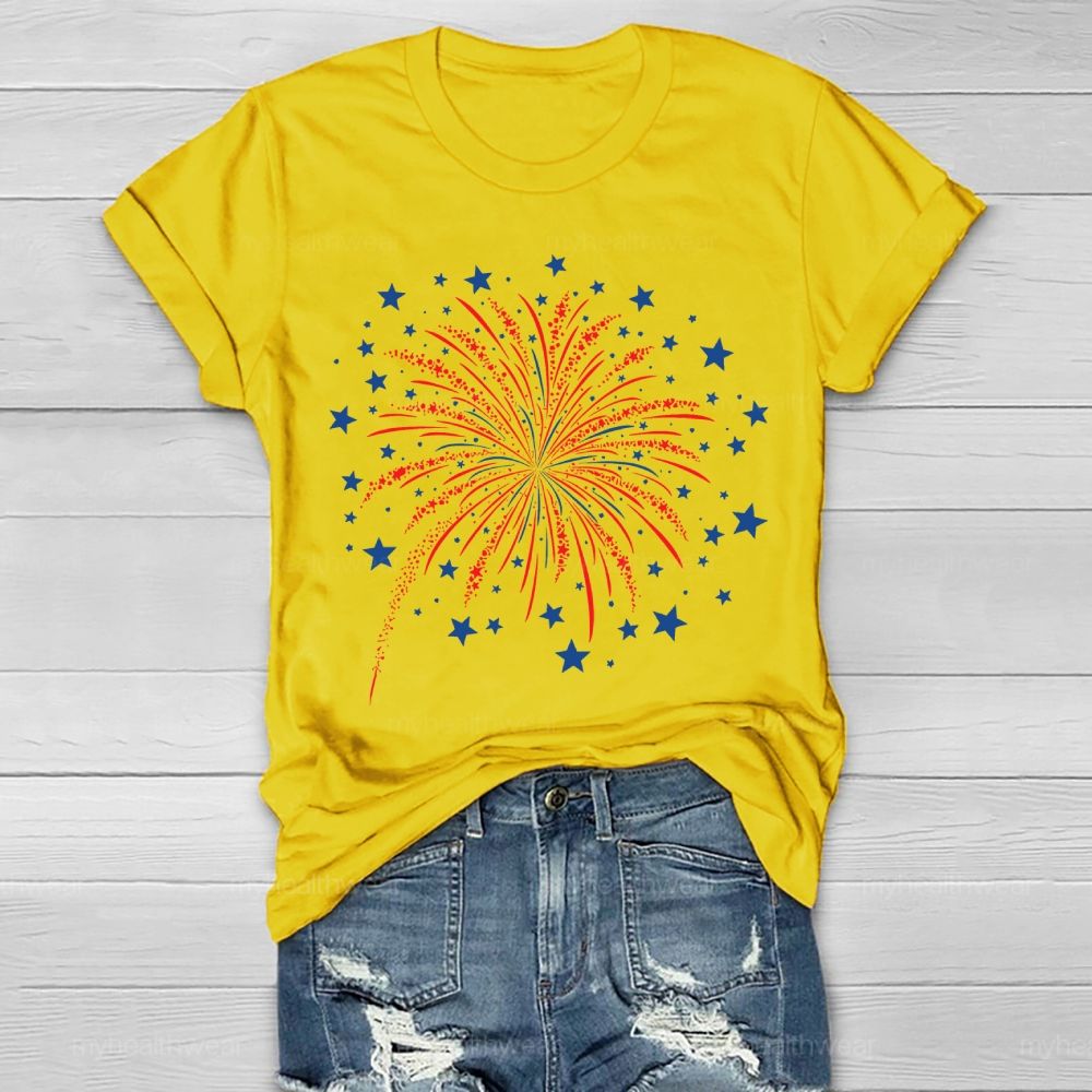 Stars Fireworks Healthwear T-shirt