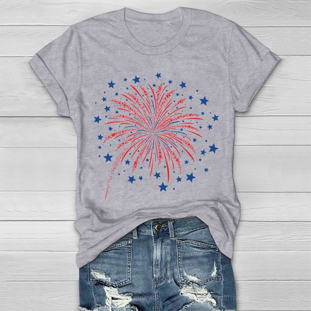 Stars Fireworks Healthwear T-shirt
