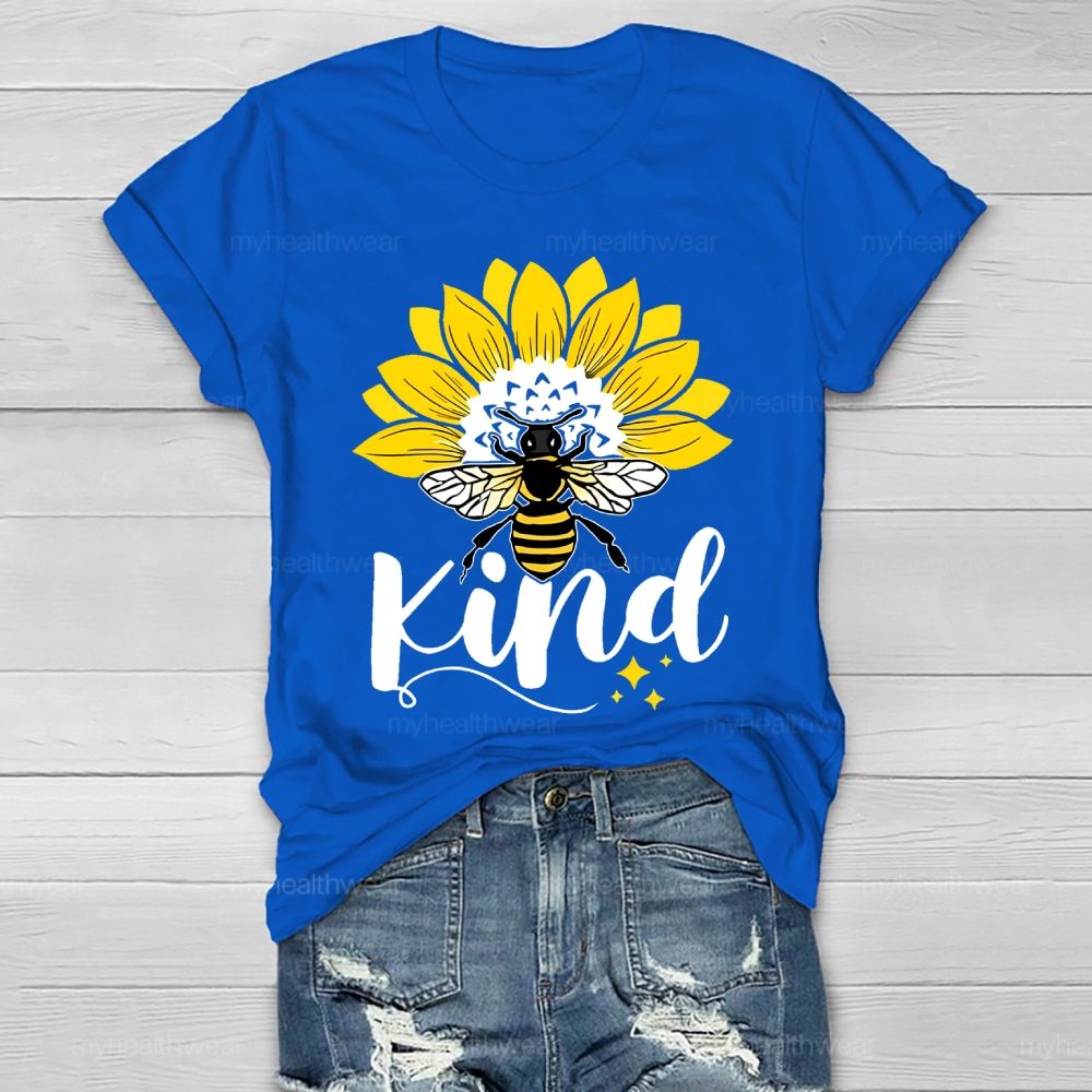 Bee Kind Sunflower Healthwear T-shirt