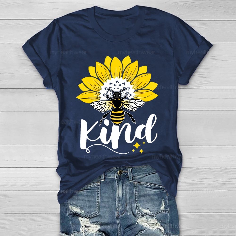 Bee Kind Sunflower Healthwear T-shirt