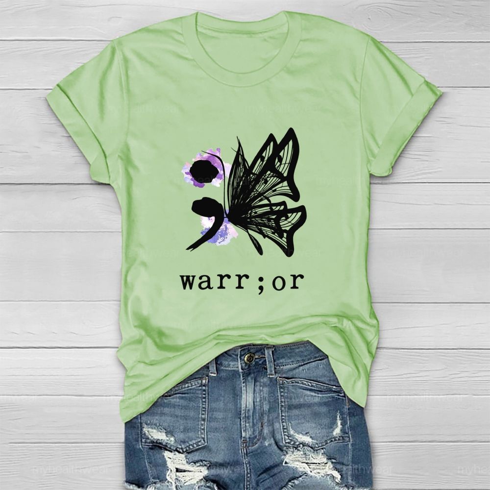 Warrior Butterfly Healthwear T-shirt
