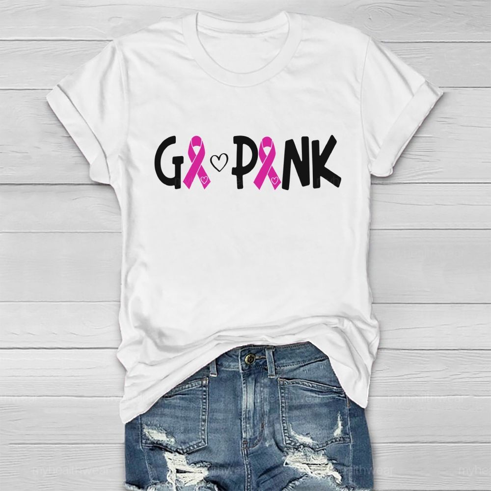 Go Pink Fighting Healthwear T-shirt
