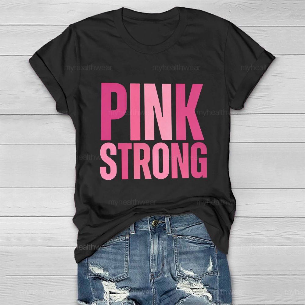 Pink Strong Healthwear T-shirt