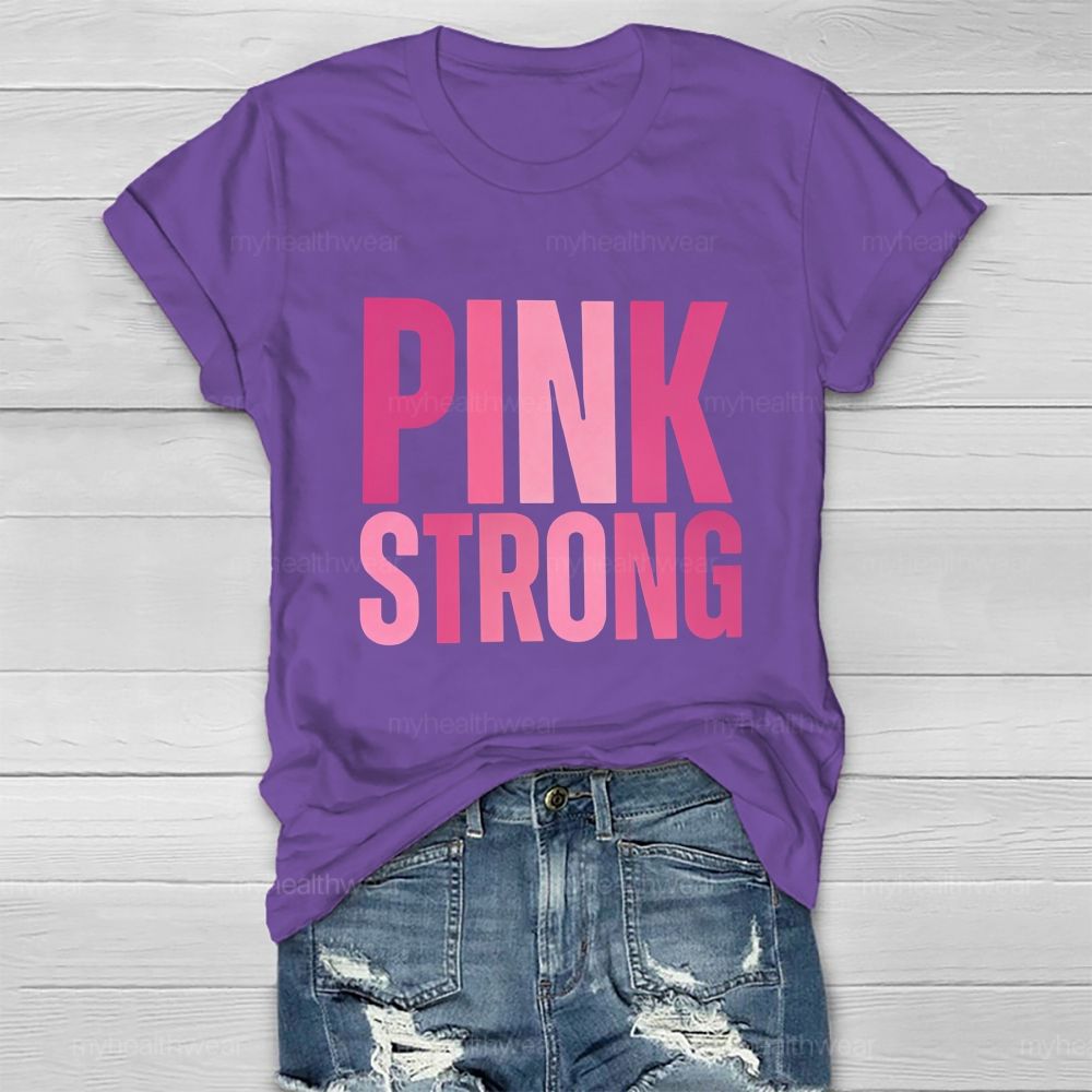 Pink Strong Healthwear T-shirt