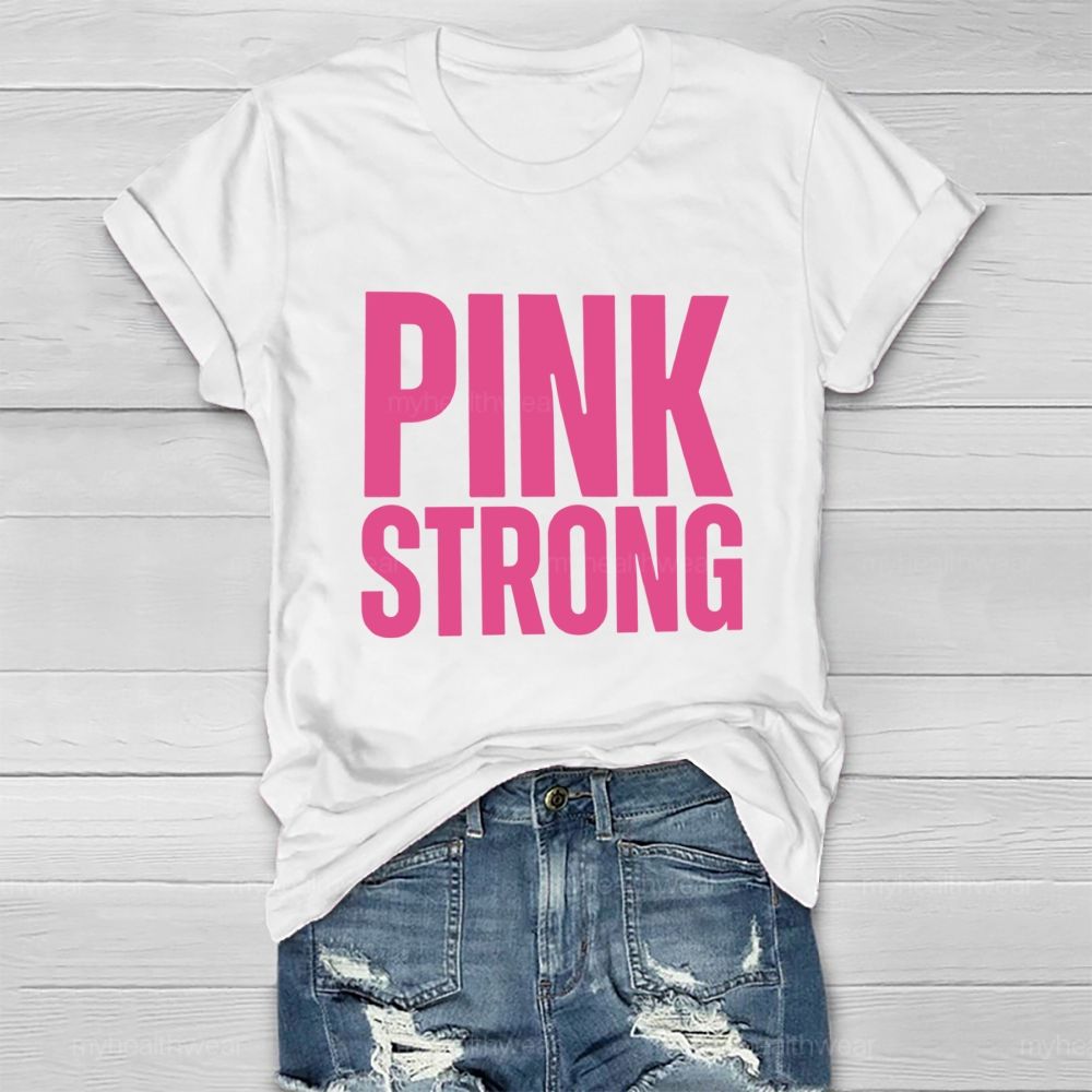 Pink Strong Healthwear T-shirt