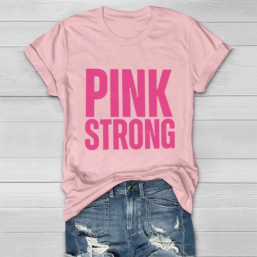 Pink Strong Healthwear T-shirt