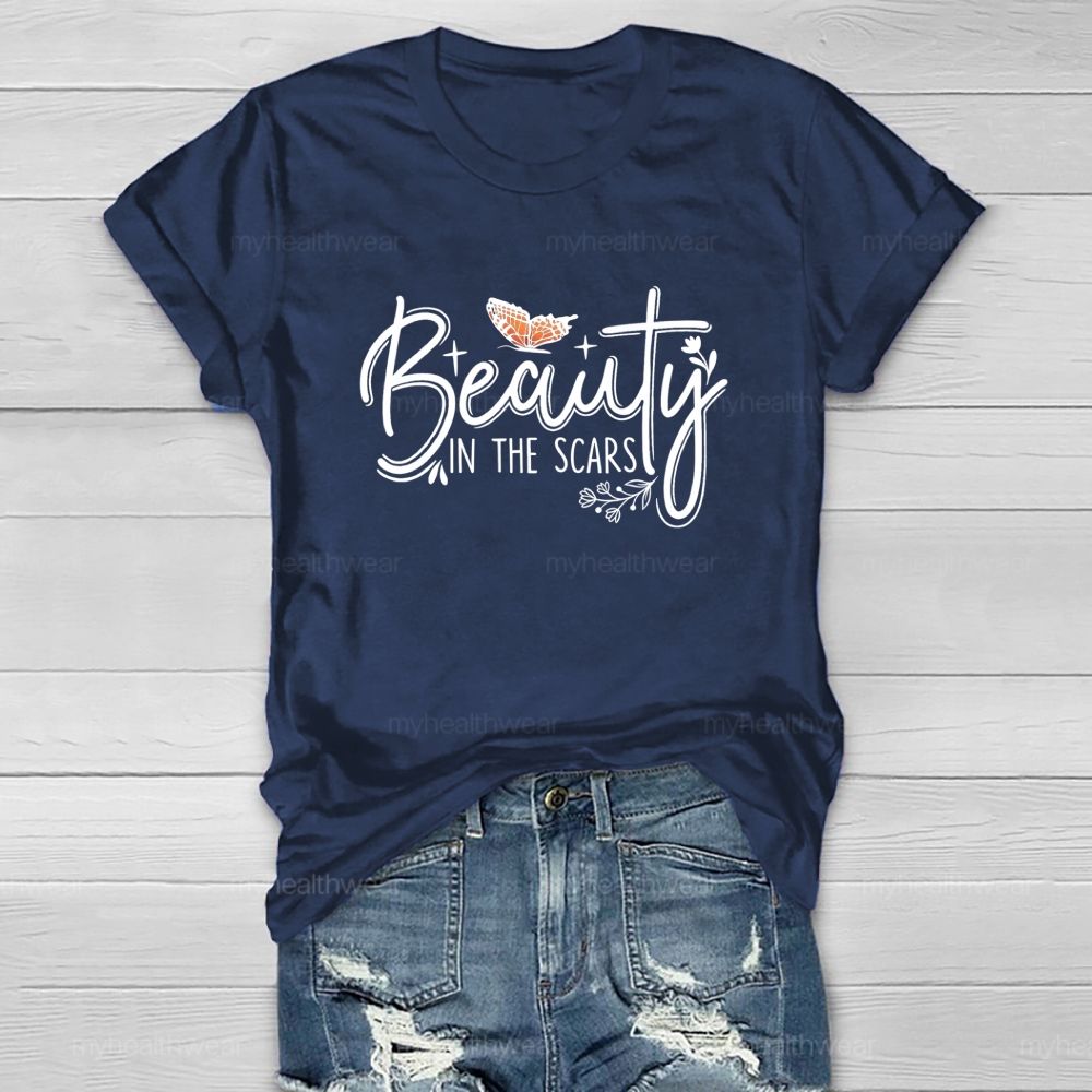 Beauty IN The Scars Butterfly Healthwear T-shirt