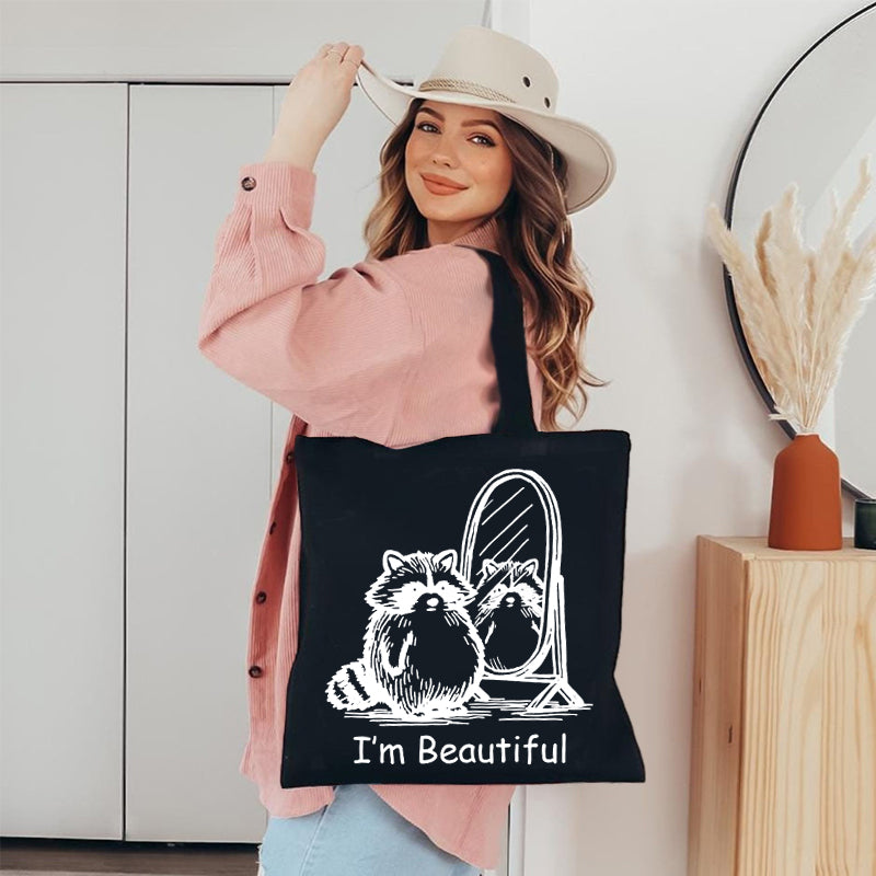 I'M Beautiful Canvas Tote Bag
