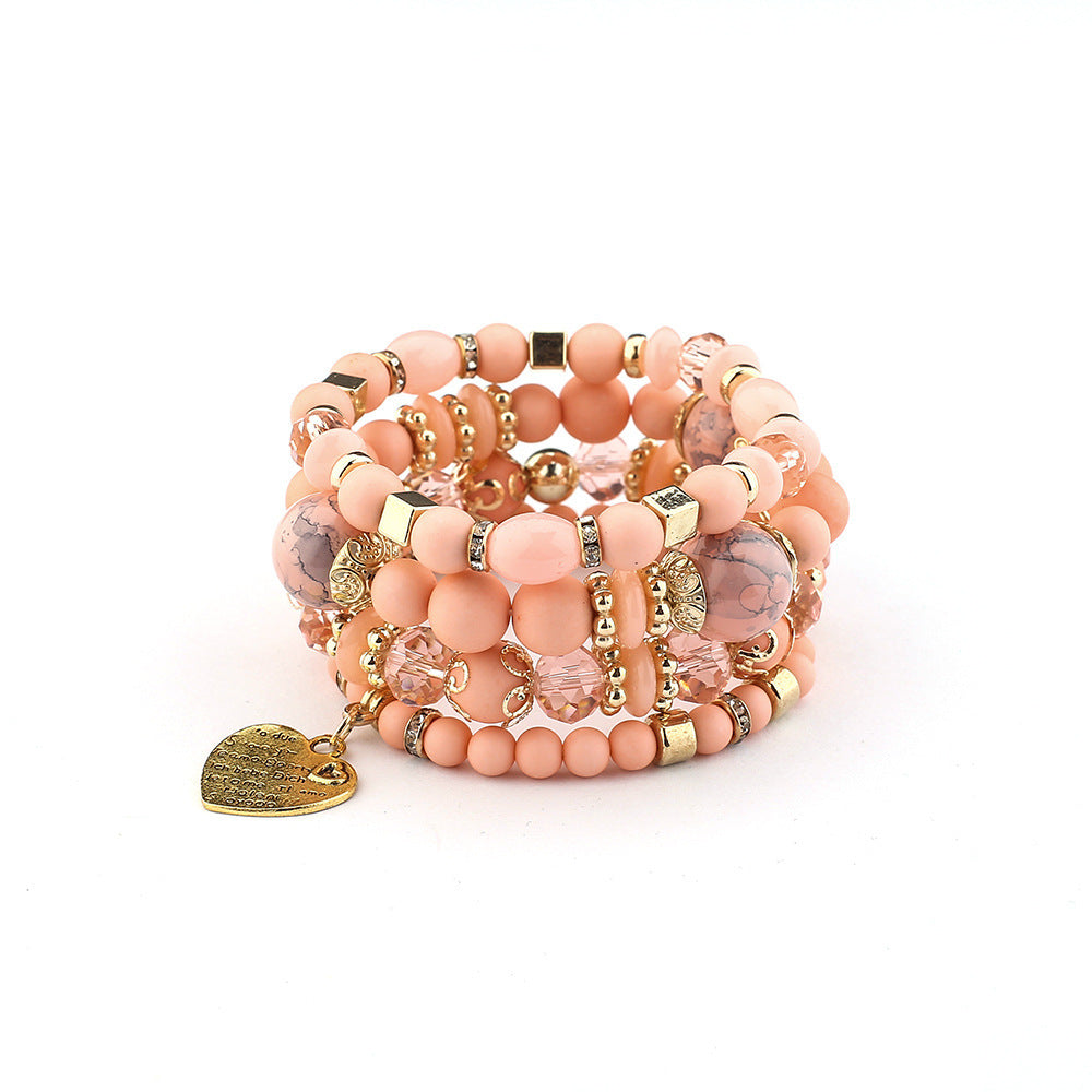 Bohemian Style Multi-Layered Bracelet