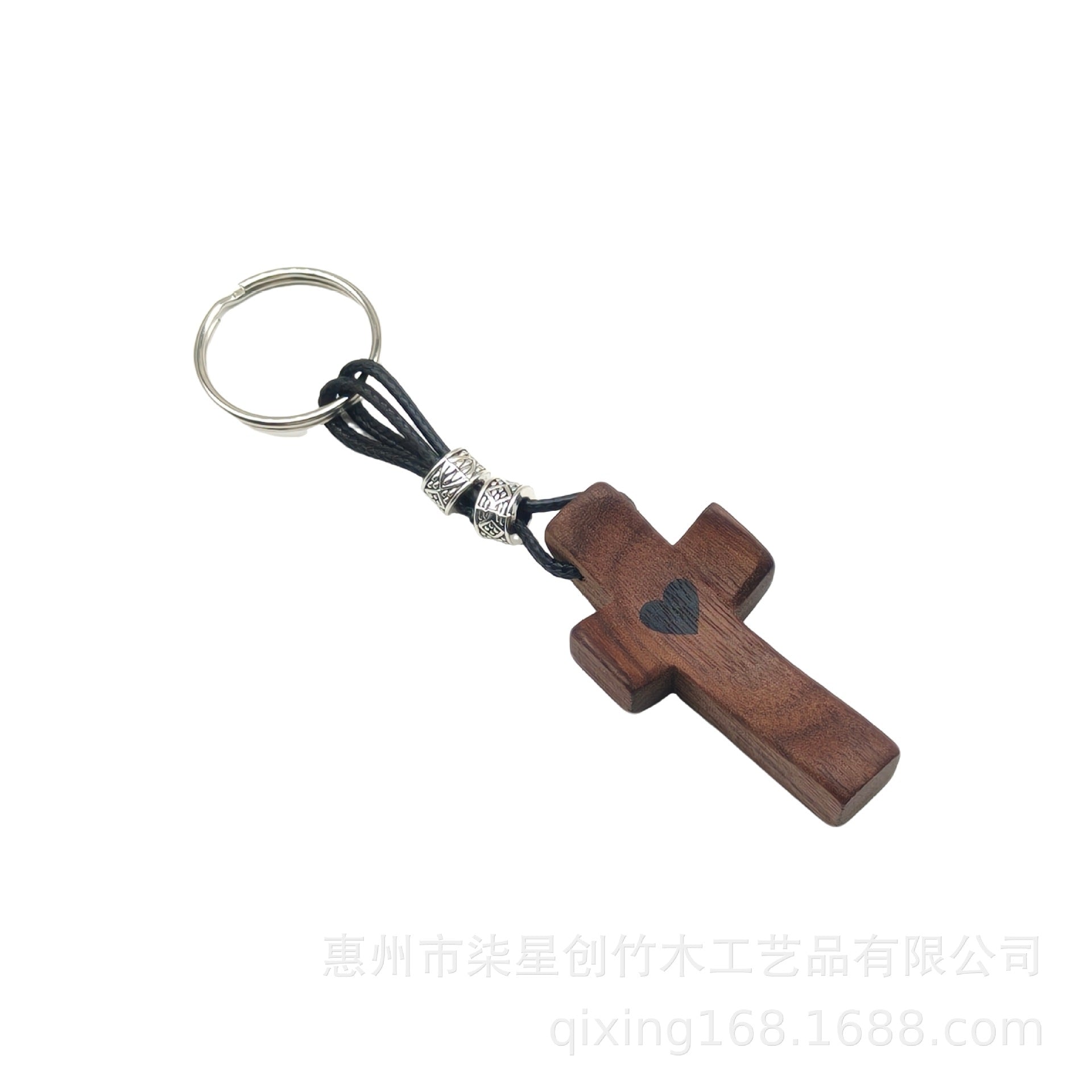 Cross-Shaped American Walnut Wood Handle