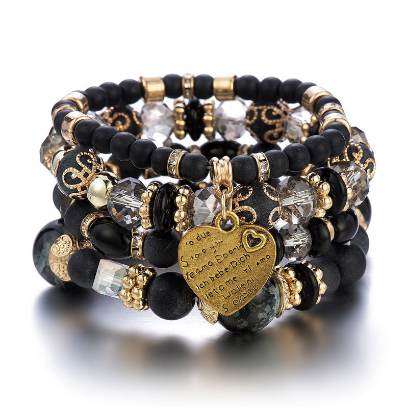 Bohemian Style Multi-Layered Bracelet