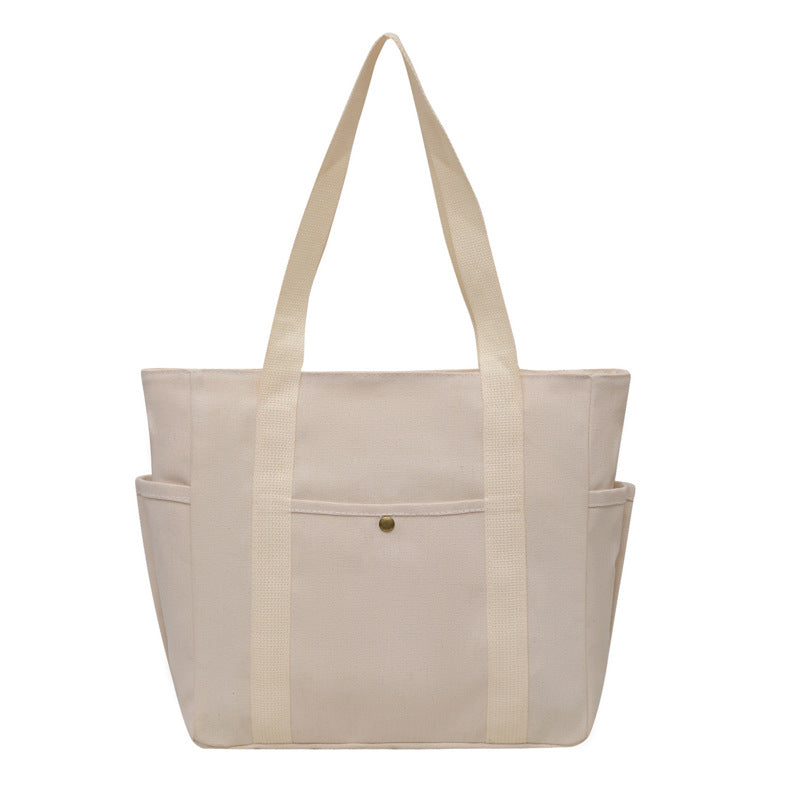 Large-Capacity Canvas Tote Bag