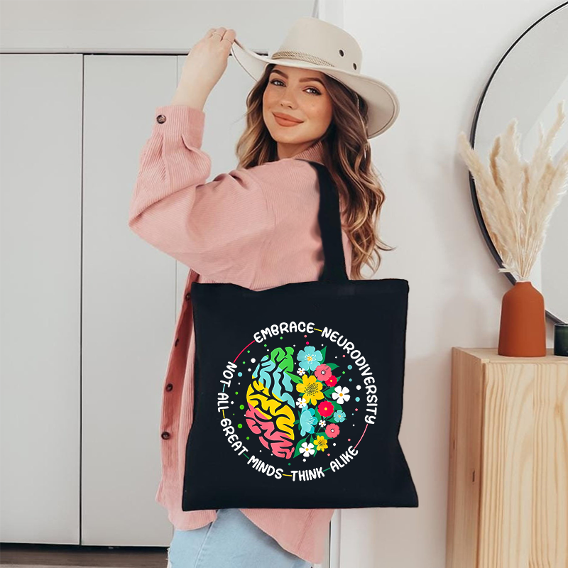 Not All Great Minds Think Alike Canvas Tote Bag