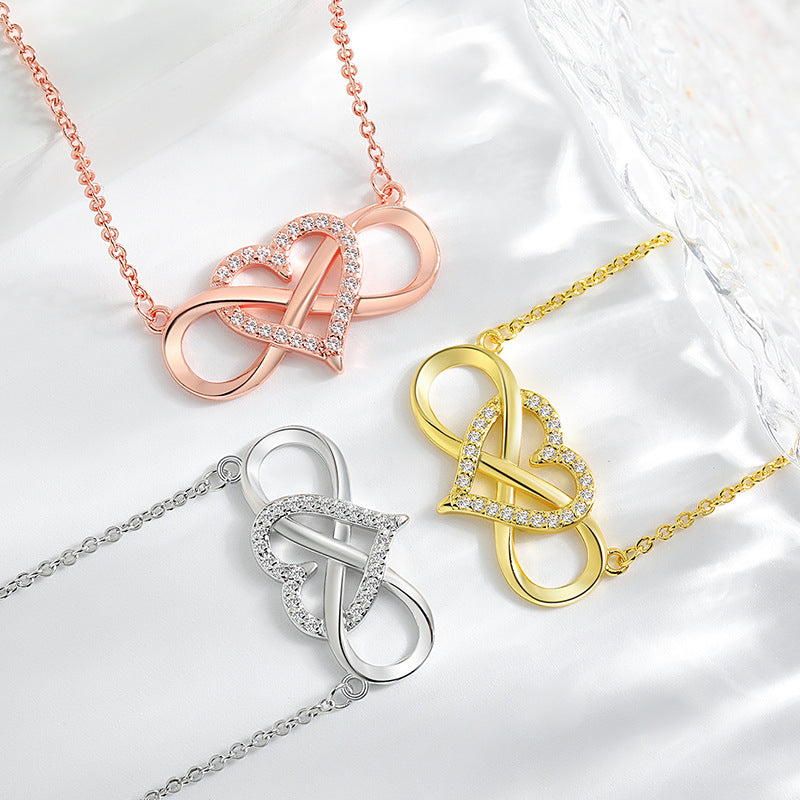 Mother's Day Gift Lucky Figure-Eight Clavicle Necklace