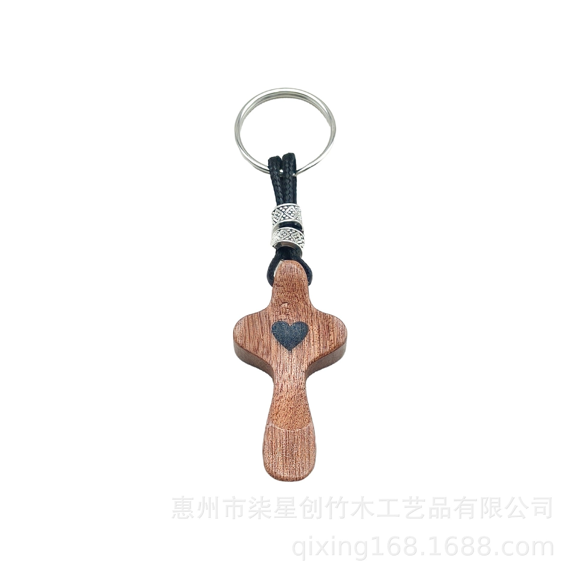 Cross-Shaped American Walnut Wood Handle