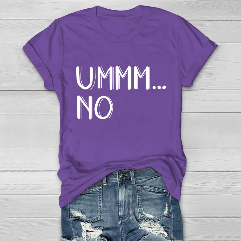 Ummm... No T-shirt