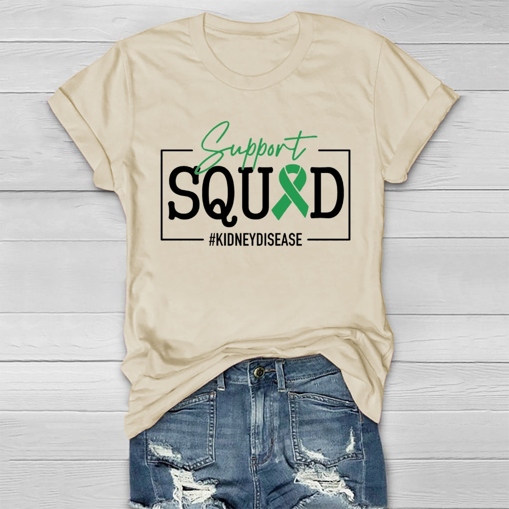 Support Squad Kidney Disease  T-shirt