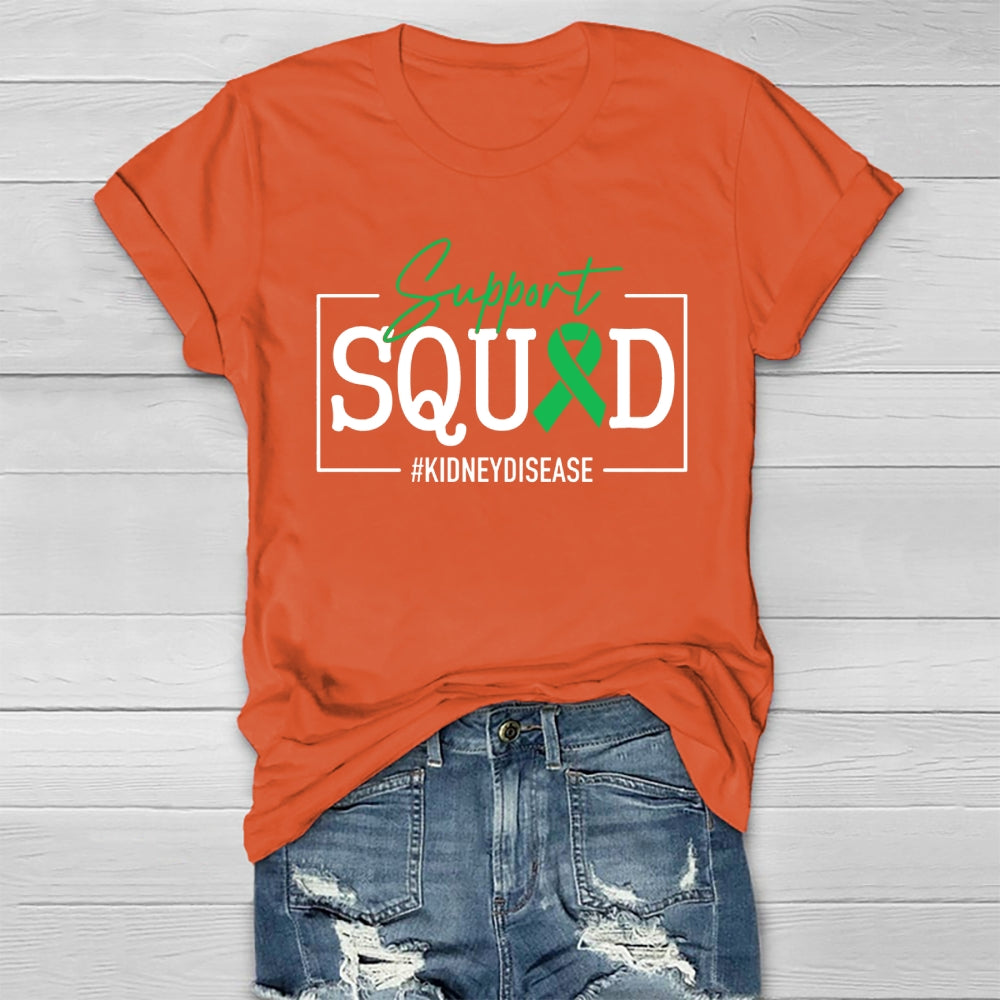 Support Squad Kidney Disease  T-shirt