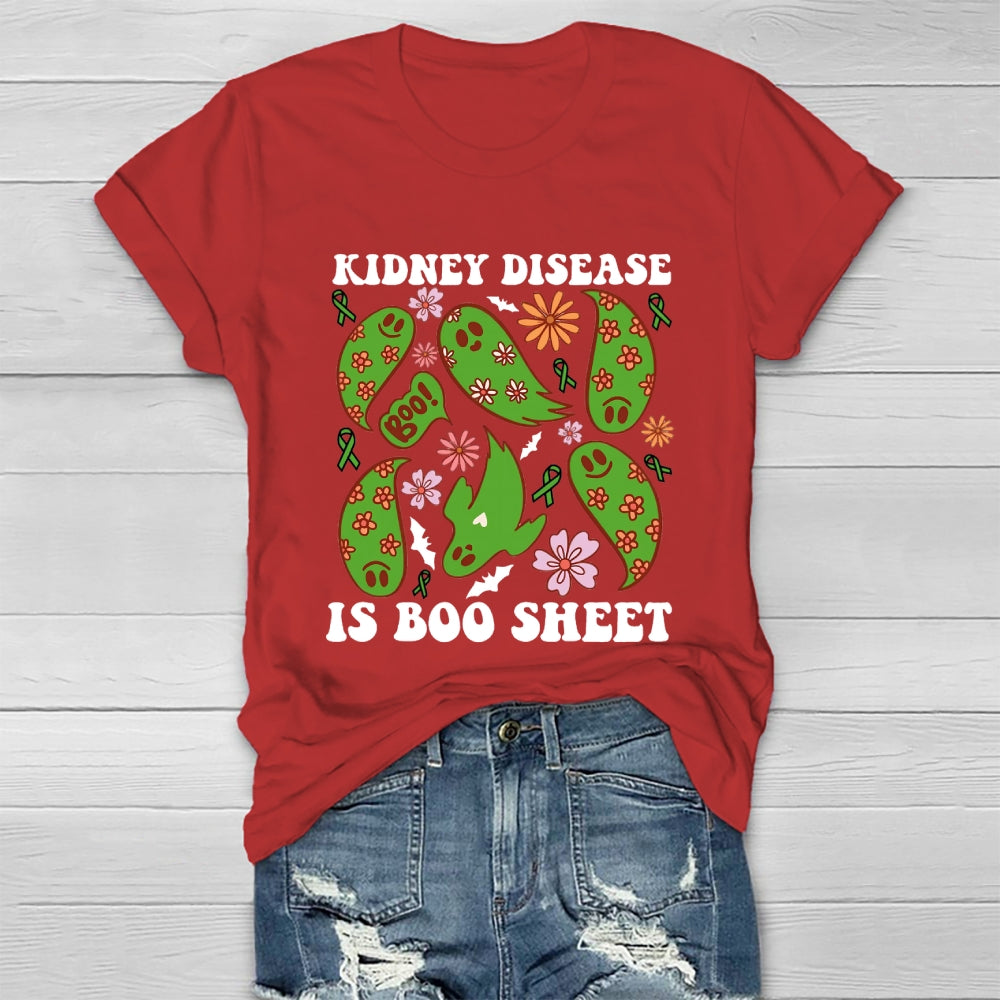 Kidney Cancer Is Boo Sheet Halloween T-shirt