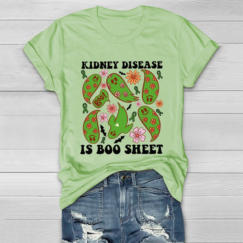 Kidney Cancer Is Boo Sheet Halloween T-shirt