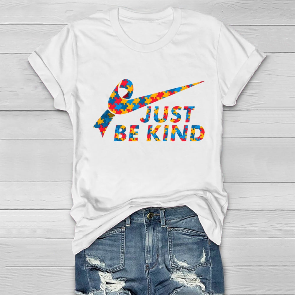 Just Be Kind Color Puzzle T-shirt