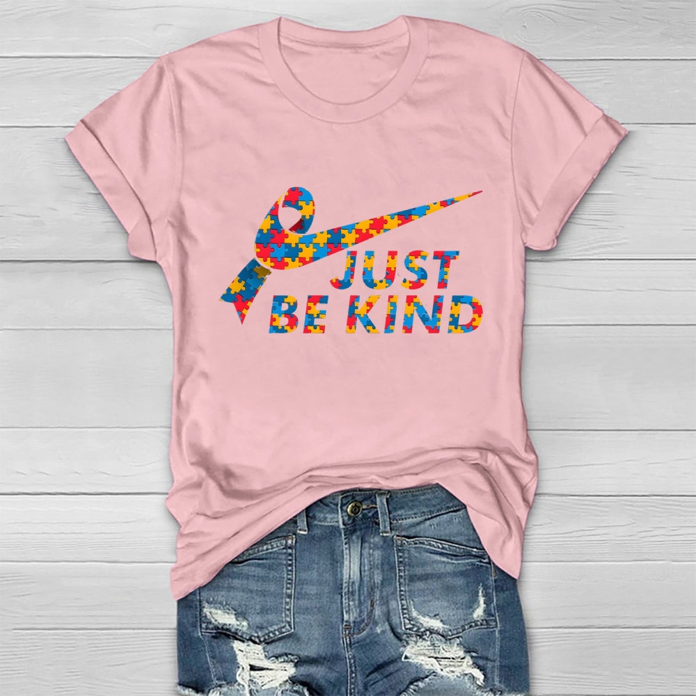 Just Be Kind Color Puzzle T-shirt