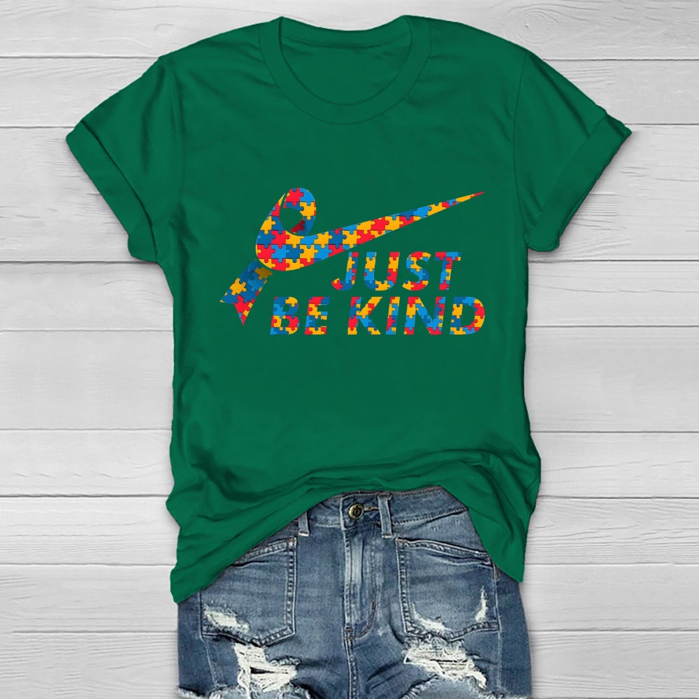 Just Be Kind Color Puzzle T-shirt