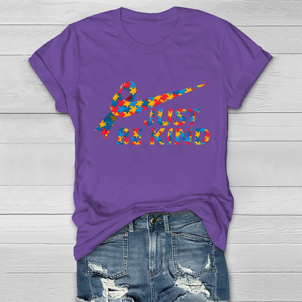Just Be Kind Color Puzzle T-shirt