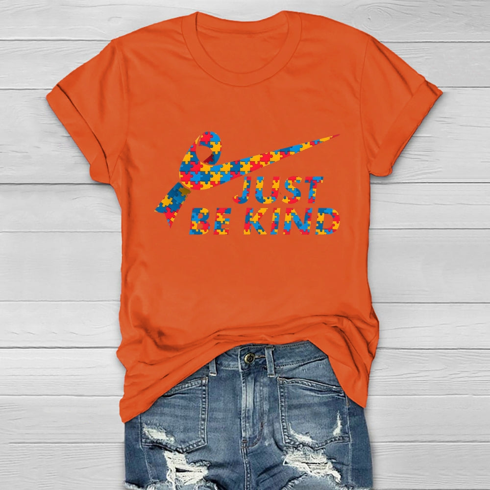 Just Be Kind Color Puzzle T-shirt
