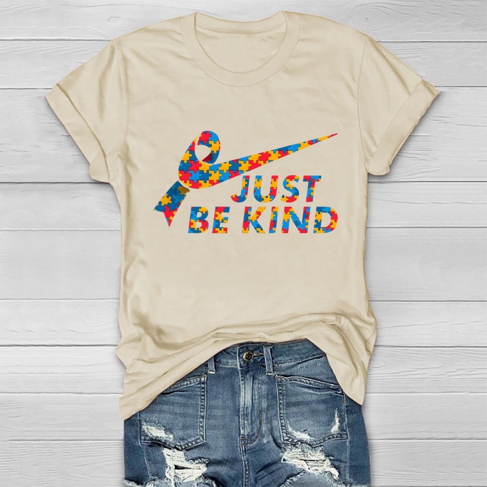 Just Be Kind Color Puzzle T-shirt