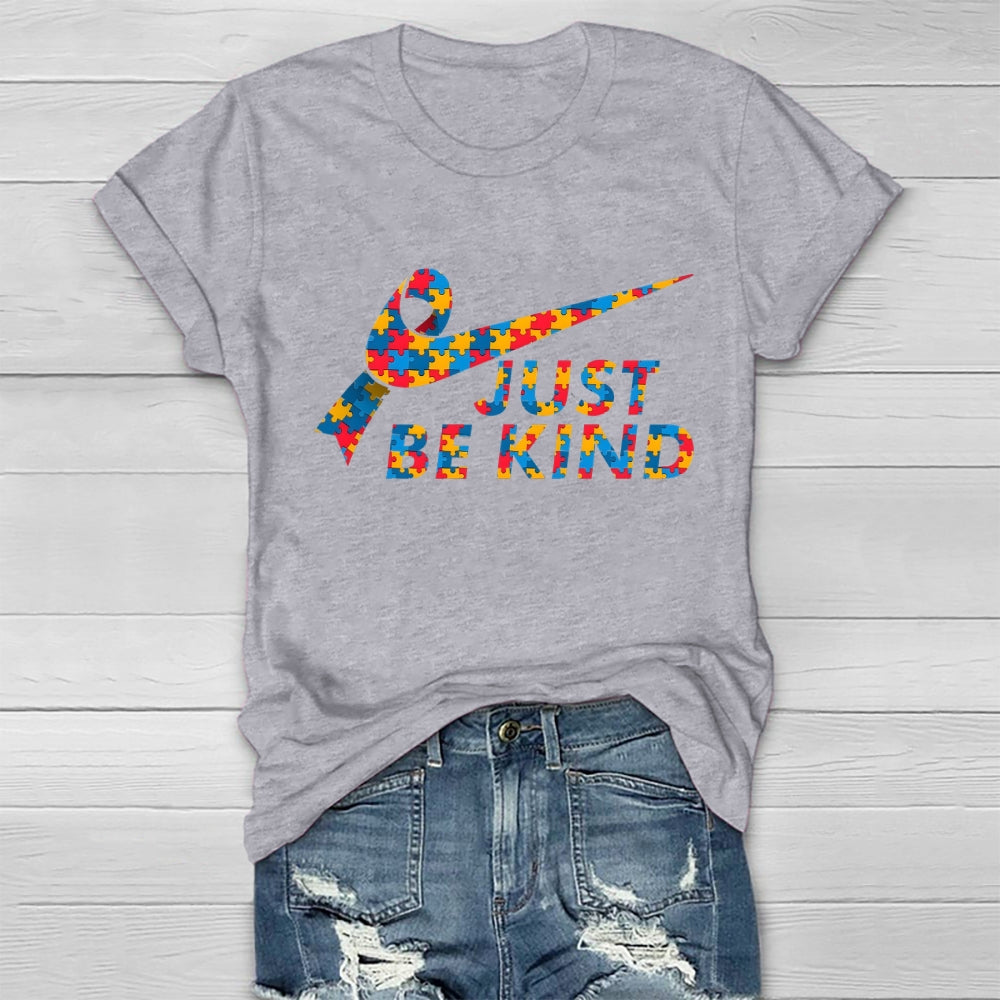Just Be Kind Color Puzzle T-shirt