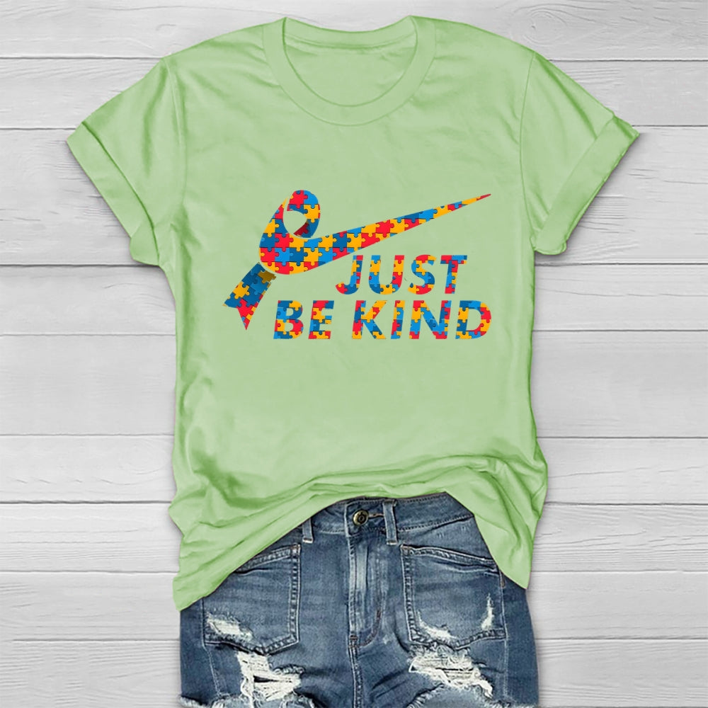 Just Be Kind Color Puzzle T-shirt