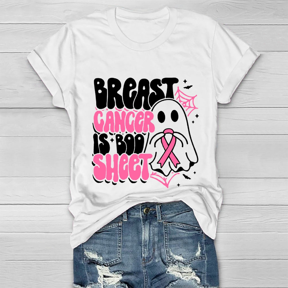 Breast Cancer Is Boo Sheet  T-shirt