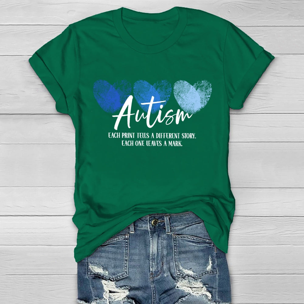 Each Print Tells A Different Story Each One Leaves A Mark T-Shirt