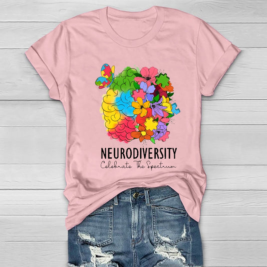 Neurodiversity Celebrate The Spectrum T-shirt