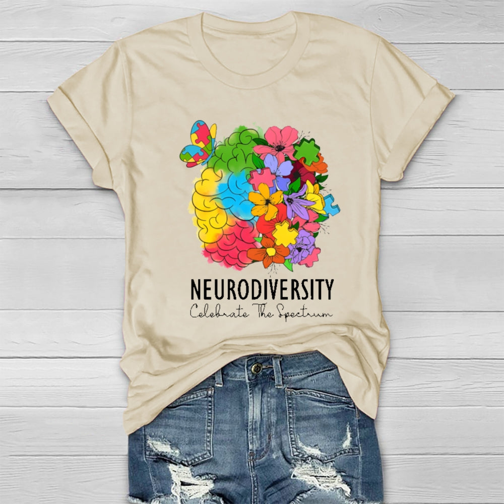 Neurodiversity Celebrate The Spectrum T-shirt