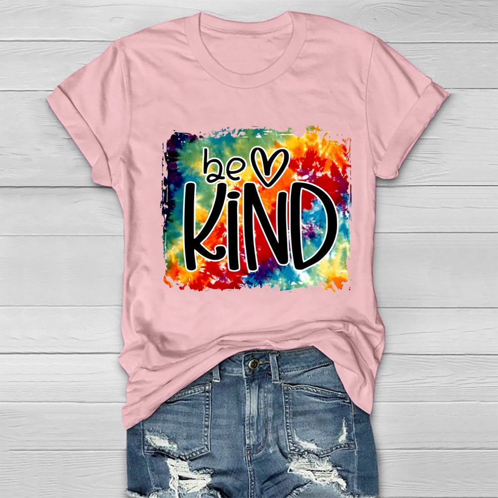 Colorful Background Be Kind T-Shirt
