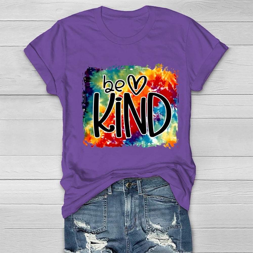 Colorful Background Be Kind T-Shirt