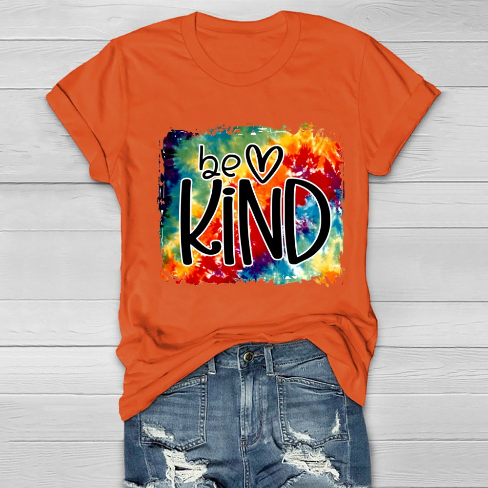 Colorful Background Be Kind T-Shirt