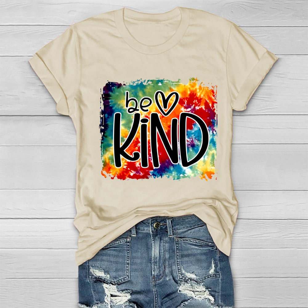 Colorful Background Be Kind T-Shirt